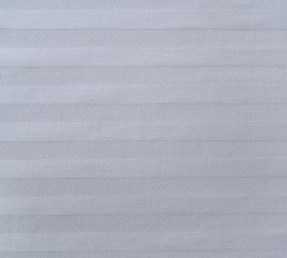 Ткань страйп-сатин (светлый тон) 250 см арт. 291 / Серый 86063/13