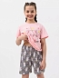 Детская пижама с шортами "Малявка" короткий рукав